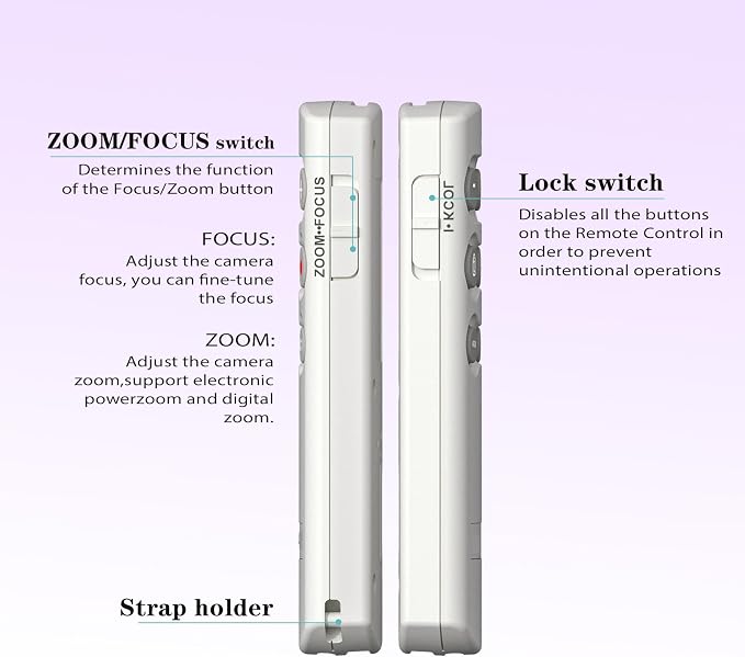 AODELAN Camera Wireless Shutter Release Remote Control - Image 7
