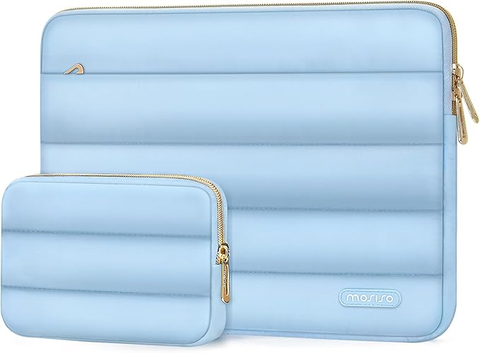 MOSISO 13.3 inch Laptop Case, 13-13.3 inch Puffy Laptop Sleeve Compatible by MOSISO