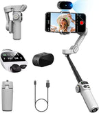 Gimbal Stabilizer for Smartphone, NO APP Tracking, 20CM Extension Rod, Face & by AOCHUAN