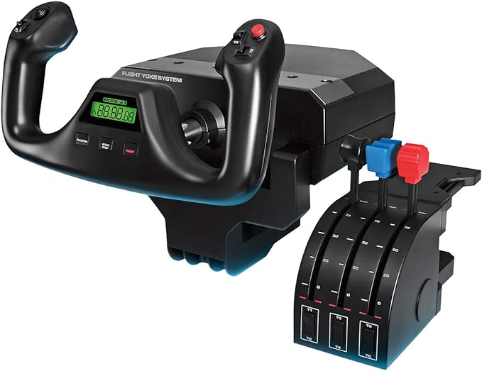 Logitech G PRO Flight Yoke System, Professional Simulation Yoke and Throttle by Logitech
