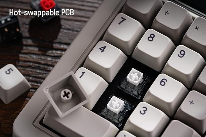 8Bitdo 18 Key Retro Mechanical Numpad, Supports PC & Standard Calculator Mode - Image 6