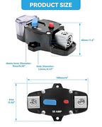 30 Amp Circuit Breaker 12-48 Volt DC 30A Self Recovery Resettable High Amp - Image 5