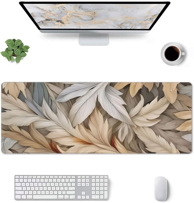 Gaming Mouse Pad, Large Non-Slip Rubber Base Mousepad, Keyboard Mouse Mat - Image 3