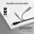IDISON Multi Charging Cable, 3 in 1 USB Charging Cable - Image 4