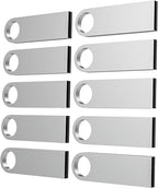 ABLAZE 1GB Flash Drive 10 Pack, Metal USB 2.0 Thumb Drives by ABLAZEGlobal