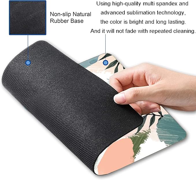 Mouse Pad, Premium-Textured Mouse Mat, Non-Slip Rubber Base Mousepad - Image 2
