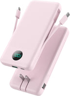 Portable Charger 13800mAh Slim USB C Power Bank by GKUTW