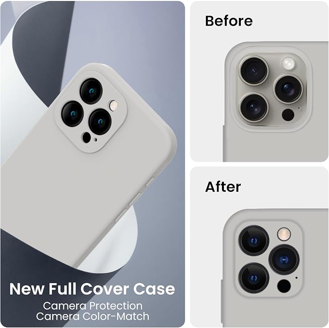 FireNova Designed for iPhone 15 Pro Case, Silicone Upgraded Phone Case with - Image 3