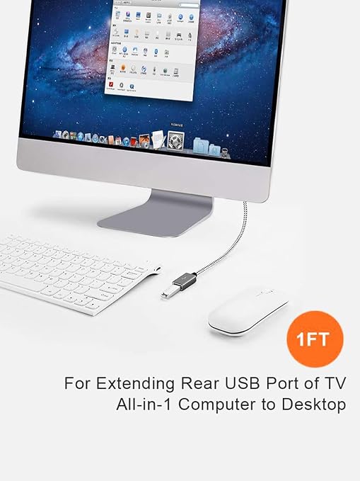 CableCreation Short USB 3.0 Extension Cable 1FT, USB 3.0 A Male to Female - Image 6