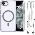 for iPhone 16e Case with Adjustable Phone Lanyard Strap, Compatible with MagSafe by QATYYY