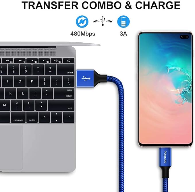 etguuds 6.6ft USB A to USB C Cable 3A Fast Charging, - Image 3