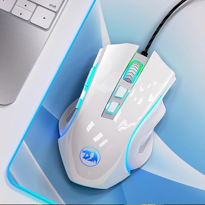 Redragon M602 Gaming Mouse, Ergonomic RGB Gaming Mouse Wired - Image 7