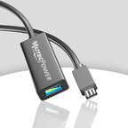 32ft USB C to USB A adapter cable OTG USB 3.0 type C male to Active USB type A - Image 5