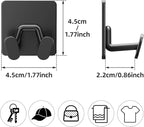 Adhesive Shower Hooks for Inside - Image 4