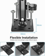 woleyi Anti Theft Heavy Duty Drill Base Tablet Holder Car Mount Dashboard - Image 4