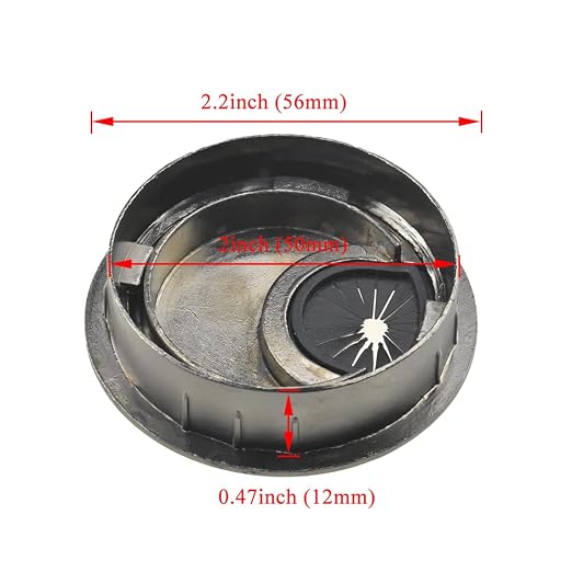 HAHIYO 2Pcs 2Inch/50mm Bronze Zinc Alloy Desk Grommet Wire Grommet Cable - Image 2