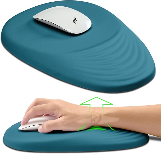 Hokafenle Ergonomic Mouse Pad Wrist Support, Terraced Slope Carpal Tunnel Wrist by Hokafenle