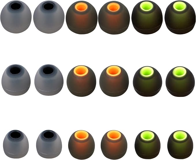 Replacement Earbud Tips Ear Bud Covers Silicone Eartips Fit Most in-Ear Earbuds by Unknown