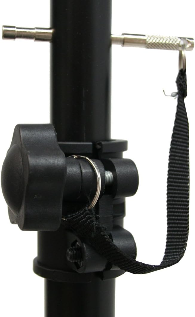 American Sound Connection ASC Pro Audio Mobile DJ Light Stand 6 Foot Height - Image 3
