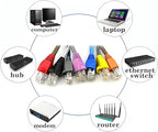 Accessbuy 100 Pack RJ45 CAT6 CAT6E CAT5 CAT5E Ethernet Network Cable Strain - Image 5