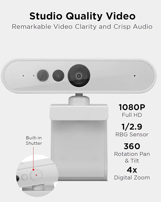 Lenovo HD 1080p Webcam - Image 2