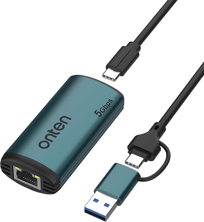 USB-C to Ethernet Adapter by ONTEN