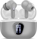 Wireless Earbuds, IP7 Waterproof in Ear Earphones, LED Display Ear buds by BESNOOW