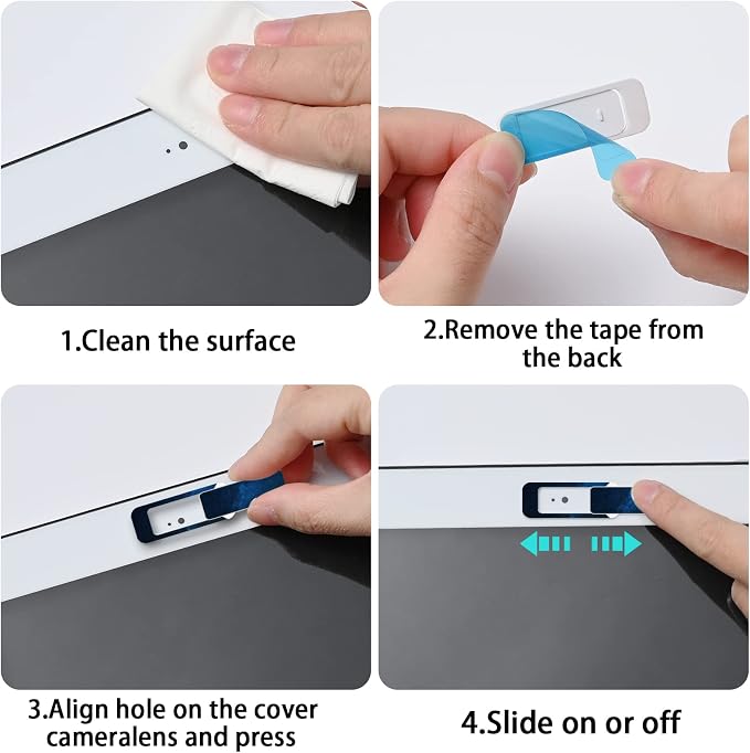 Webcam Cover, 3 Pieces, Laptop Camera Cover, Privacy Shielding Capacity is - Image 3