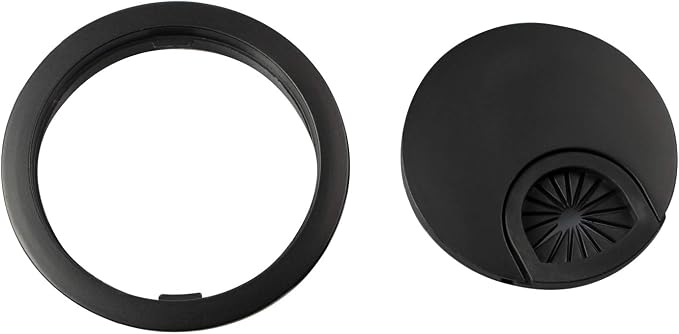 Desk Grommet for Wire Organizer, PC Computer Desk Plastic Grommet Cord - Image 5