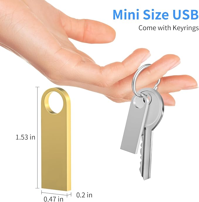 USB 3.0 Flash Drive 64GB 2 Pack, Wooolken High Speed USB 3.0 Thumb Drives Sleek - Image 5