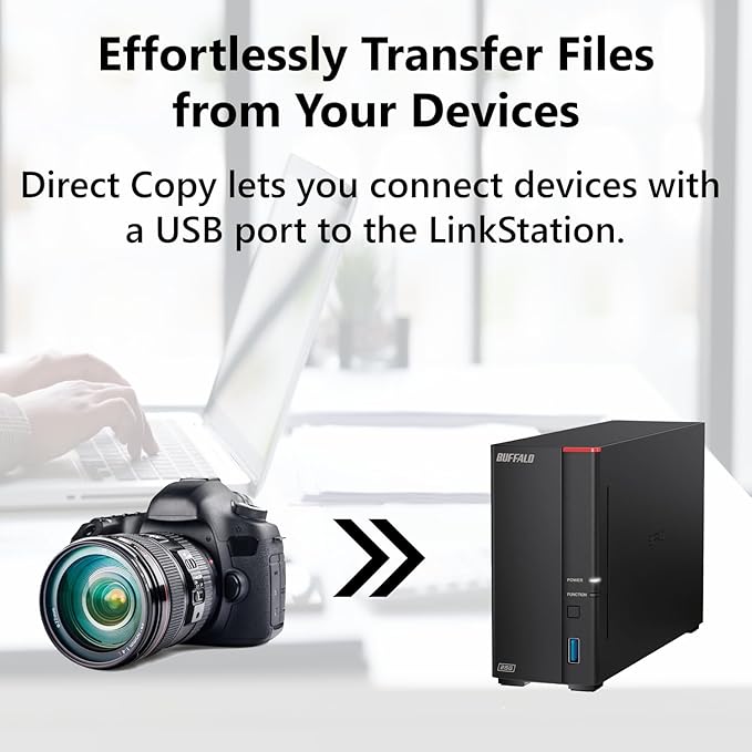 BUFFALO LinkStation 710 8TB 1-Bay NAS Network Attached Storage - Image 8