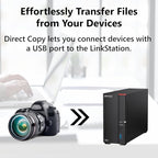 BUFFALO LinkStation 710 8TB 1-Bay NAS Network Attached Storage - Image 8