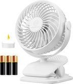 Shinebella AA Battery Powered Clip on Fan by Shinebella