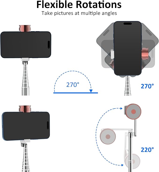 Aluminum Alloy Selfie Stick Tripod - Image 4
