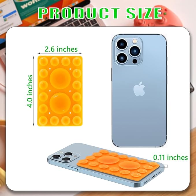 Silicone Suction Phone Holder, Adhesive Phone Accessory - Image 5
