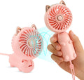 QearFun Handheld Lanyard Fan Portable, Mini USB Rechargeable, 3 Speed Strong by QearFun