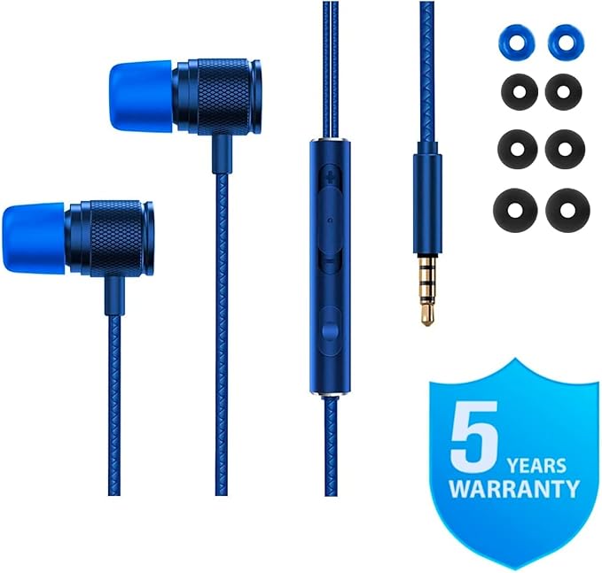 LUDOS Ultra Wired Earbuds in-Ear Headphones, 5 Years Warranty, Earphones - Image 6