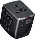 International Travel Adapter Voltage Converter to Step Down 230V to 120V by WAUDM