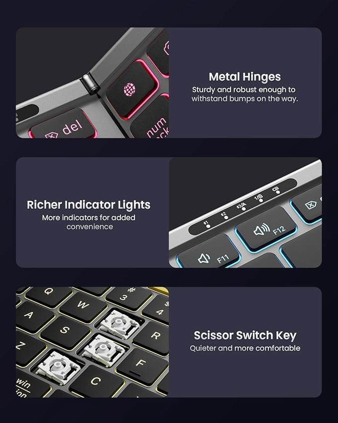 Foldable Bluetooth Keyboard - Image 7