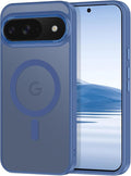 Magnetic for Google Pixel 9/Pixel 9 Pro Case, Shockproof Slim Translucent Matte by Casehas