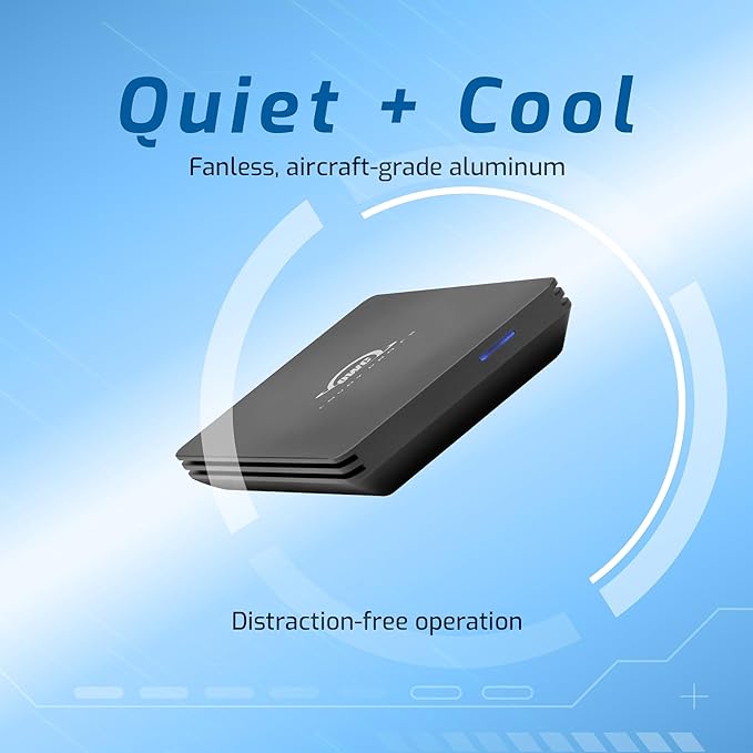 OWC 1TB Envoy Pro FX Portable Rugged External NVMe M.2 SSD Drive Thunderbolt 3 - Image 3