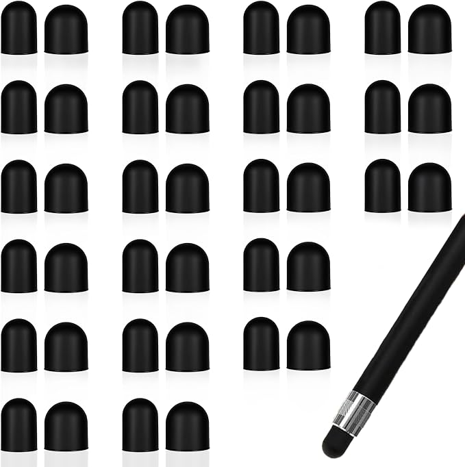 30PCS Rubber Tips for Stylus Pens, 2 Size 0.2'' & 0.28'' Replacement Nibs for - Image 7