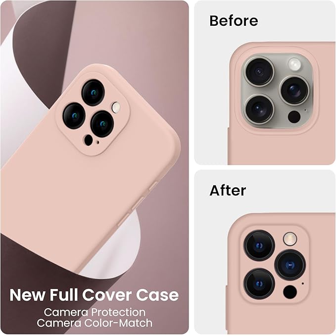 FireNova Designed for iPhone 15 Pro Case, Silicone Upgraded Phone Case with - Image 3