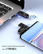 256GB USB-C & USB-A Dual Flash Drive, Waterproof, Slim Thumb Drive, OTG - Image 4