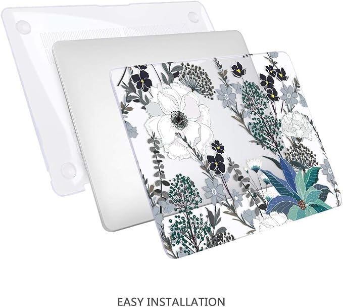 Mektron for MacBook Air 13 Case A1466/A1369, Snap-on Plastic Hard Shell Cover - Image 4