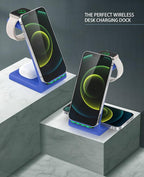 3 in 1 Wireless Charging Station, 2025 Upgraded Fast Desk Charger Station - Image 7