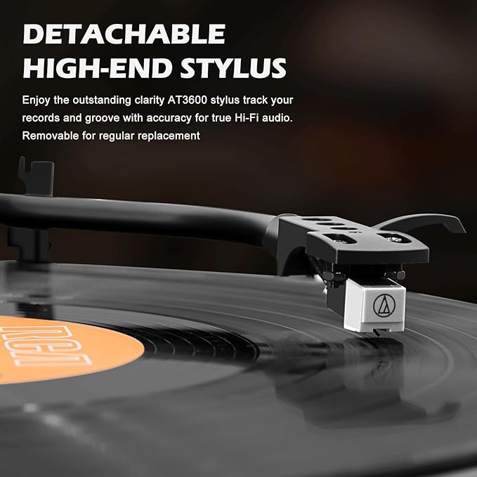 LP&No.1 Vinyl Record Player - Image 3