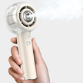 Misting Portable Handheld Fan, Powerful Turbo Motor, 6000mAh Rechargeable by HouseholdCleaningExpert