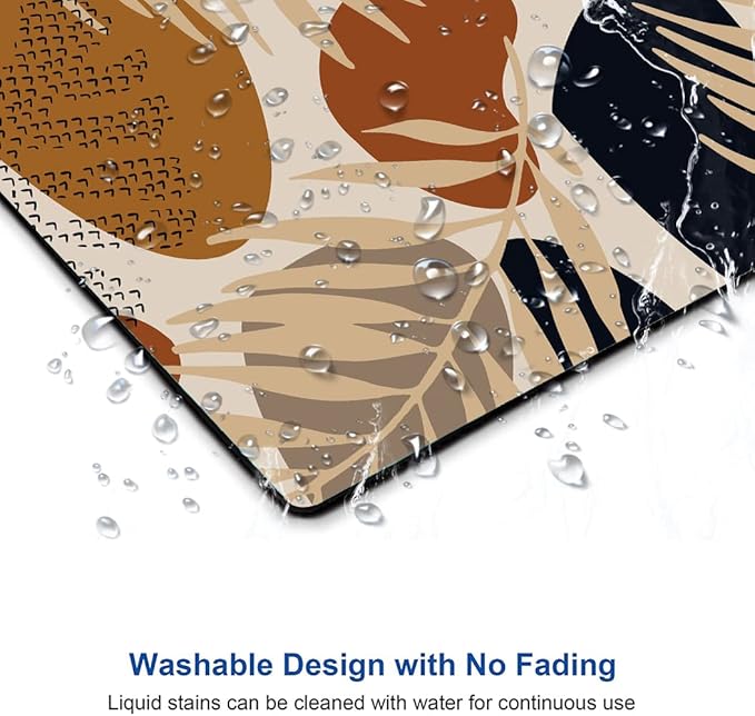 Mouse Pad, Square Abstract Mouse Pad, Cute Mouse Mat Waterproof Non-Slip Rubber - Image 4