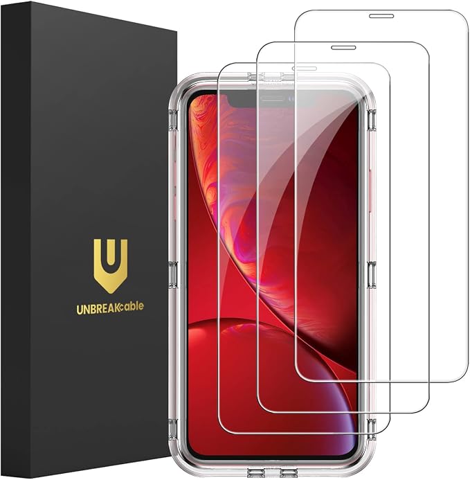 UNBREAKcable Screen Protector for iPhone XR / iPhone 11, 9H Hardness Tempered by UNBREAKcable